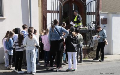 Schulkinder erkunden Marxheimer Geschichte